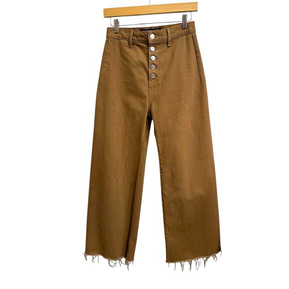 Veronica Beard grant wide-leg high rise ochre jean size 26/2 $268 - Picture 2 of 6